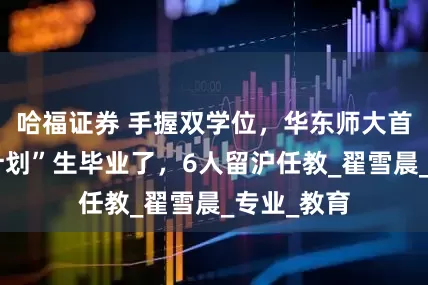 哈福证券 手握双学位，华东师大首批“国优计划”生毕业了，6人留沪任教_翟雪晨_专业_教育