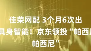 佳荣网配 3个月6次出手具身智能！京东领投“帕西尼”